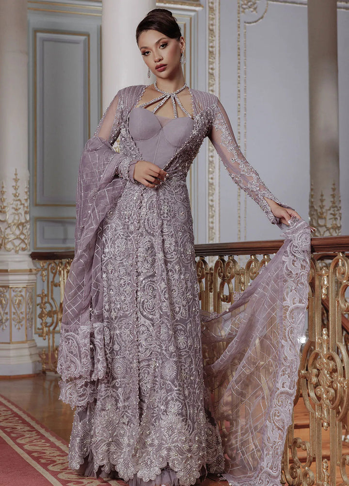 Saira Rizwan Pret Embroidered Net 4 Piece Suit SR-02 Mia