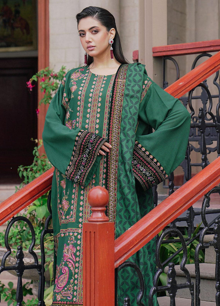 Saira Rizwan Embroidered Karandi Suits Unstitched 3 Piece SR23WU SR-01 Ismat - Winter Collection