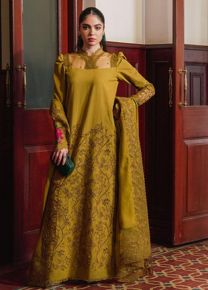 Saira Rizwan Embroidered Khaddar Suits Unstitched 3 Piece SR23WU SR-03 Inaya - Winter Collection