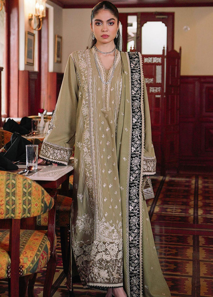 Saira Rizwan Embroidered Karandi Suits Unstitched 3 Piece SR23WU SR-04 Lamisa - Winter Collection