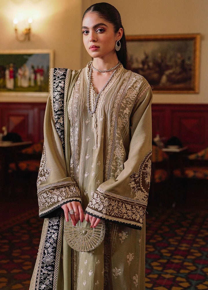 Saira Rizwan Embroidered Karandi Suits Unstitched 3 Piece SR23WU SR-04 Lamisa - Winter Collection