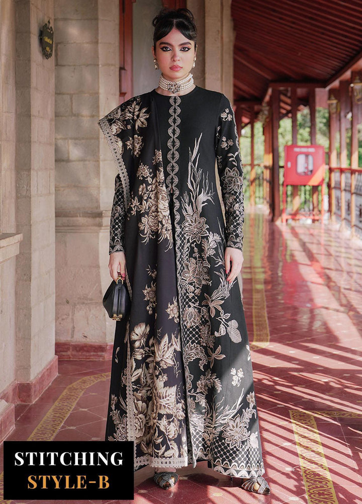 Saira Rizwan Embroidered Khaddar Suits Unstitched 3 Piece SR23WU SR-05 Salina - Winter Collection