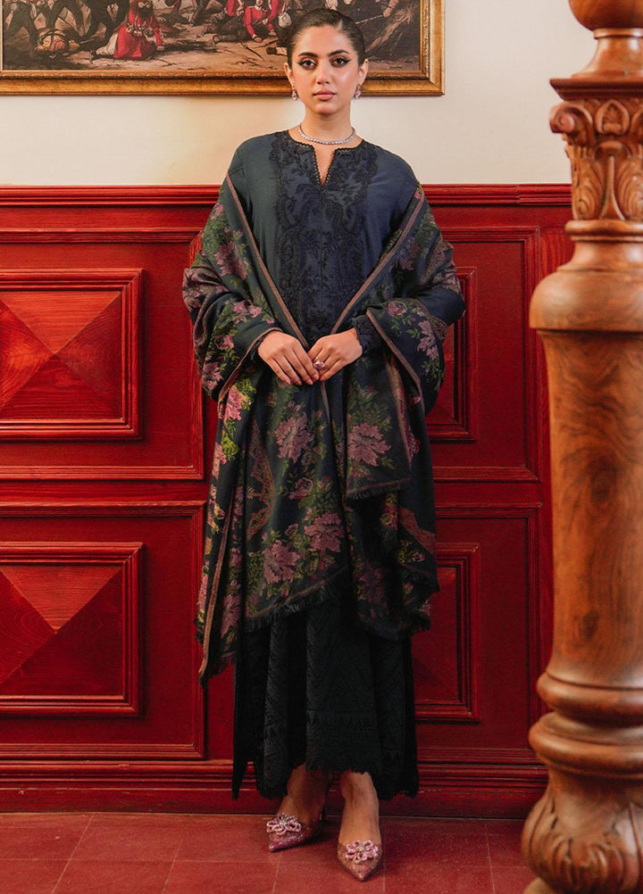 Saira Rizwan Embroidered Karandi Suits Unstitched 3 Piece SR23WU SR-06 Zoya - Winter Collection