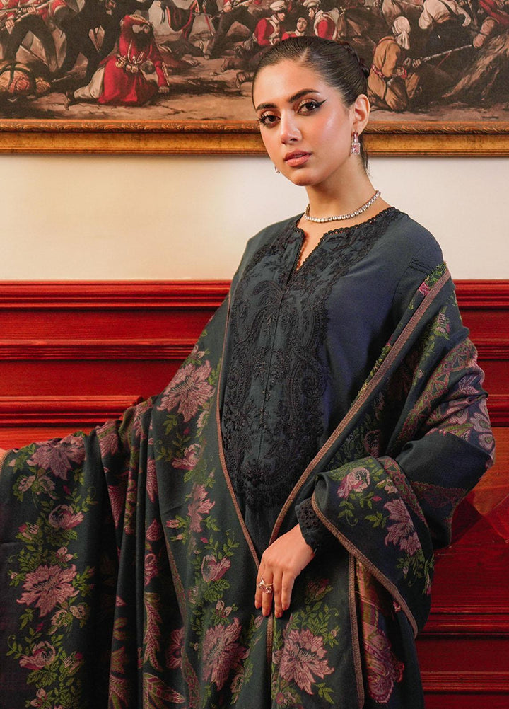 Saira Rizwan Embroidered Karandi Suits Unstitched 3 Piece SR23WU SR-06 Zoya - Winter Collection