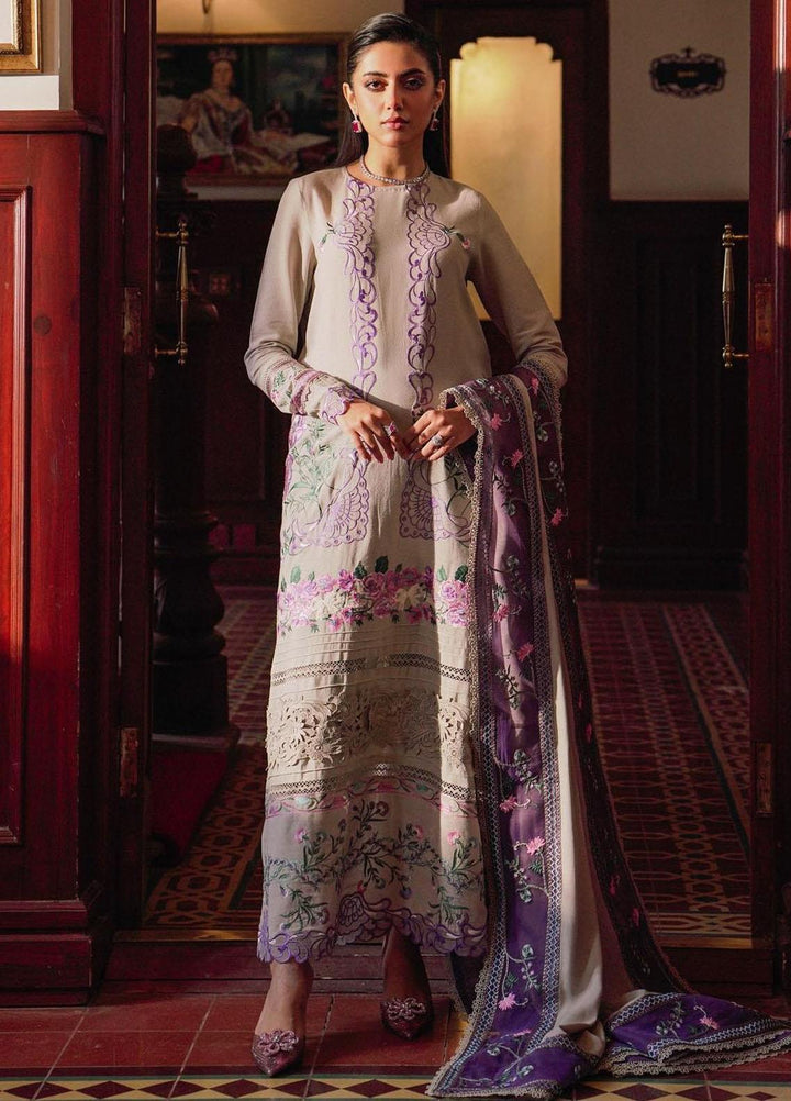 Saira Rizwan Embroidered Karandi Suits Unstitched 3 Piece SR23WU SR-07 Zhalay - Winter Collection