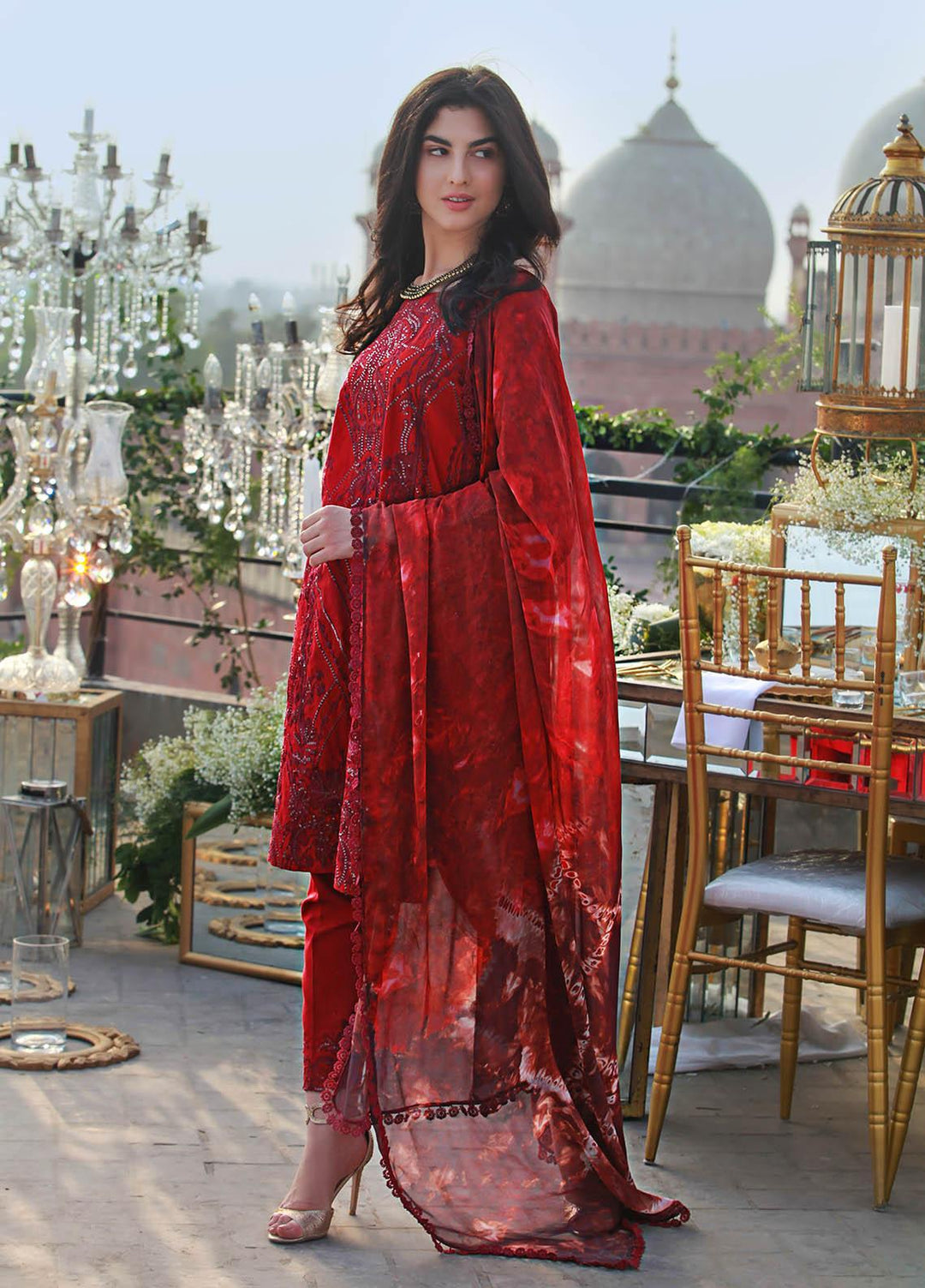 Saira Rizwan Embroidered Lawn Suits Unstitched 3 Piece SR21E 03 Kelaya - Eid Collection