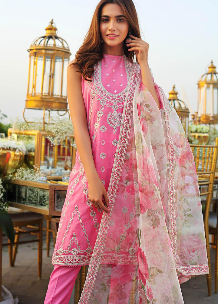 Saira Rizwan Embroidered Lawn Suits Unstitched 3 Piece SR21E 06 Nova - Eid Collection