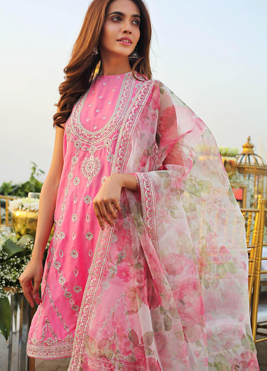 Saira Rizwan Embroidered Lawn Suits Unstitched 3 Piece SR21E 06 Nova - Eid Collection