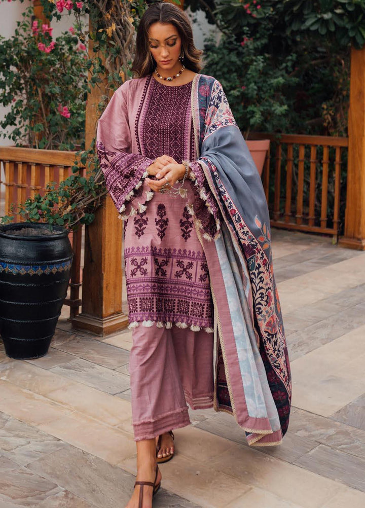 Saira Rizwan Embroidered Khaddar Suits Unstitched 3 Piece SR21W SR-05 MARASH - Winter Collection