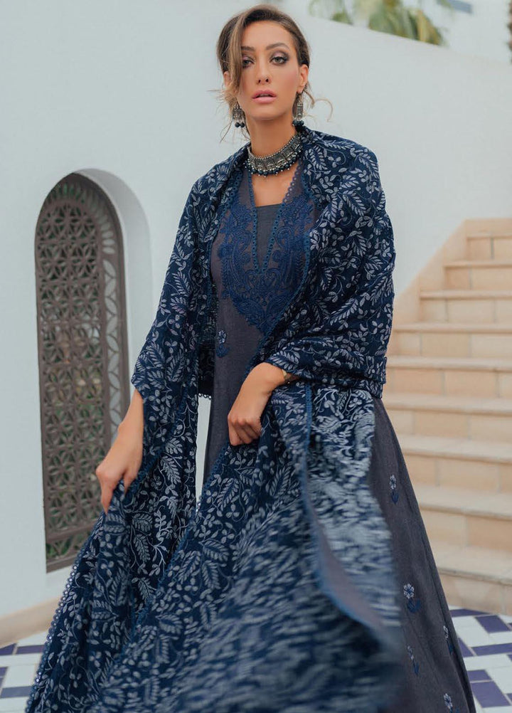 Saira Rizwan Embroidered Cotton Karandi Suits Unstitched 3 Piece SR21W SR-06 ASQUR - Winter Collection