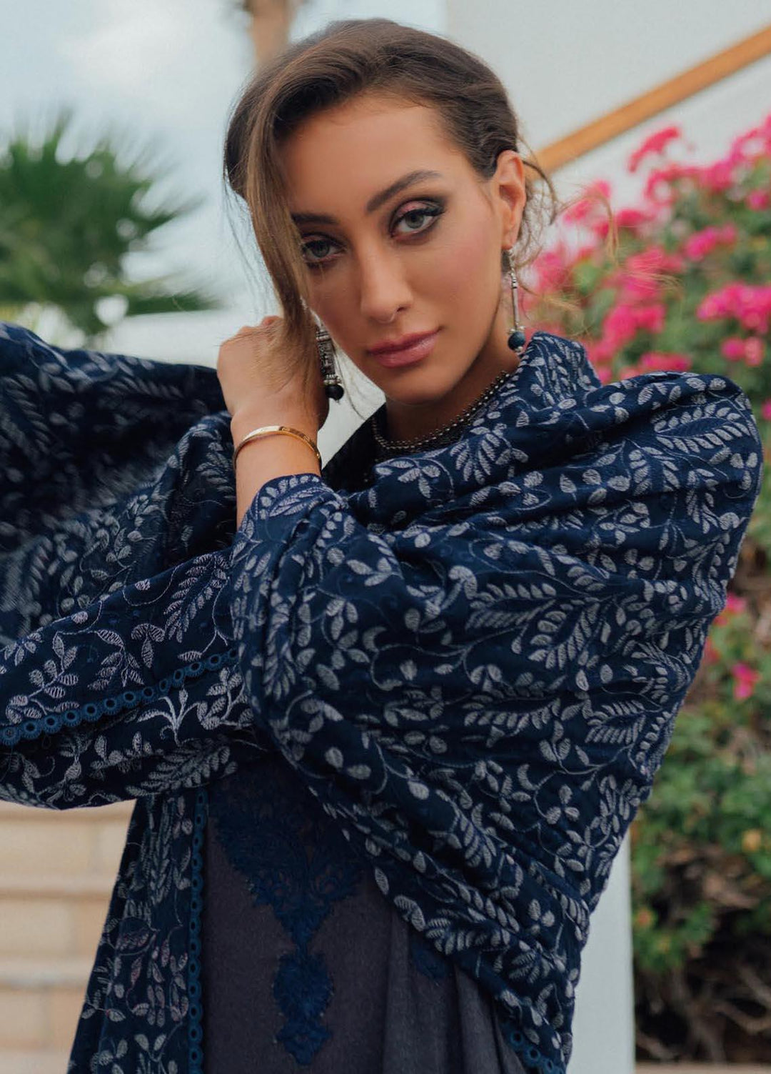 Saira Rizwan Embroidered Cotton Karandi Suits Unstitched 3 Piece SR21W SR-06 ASQUR - Winter Collection