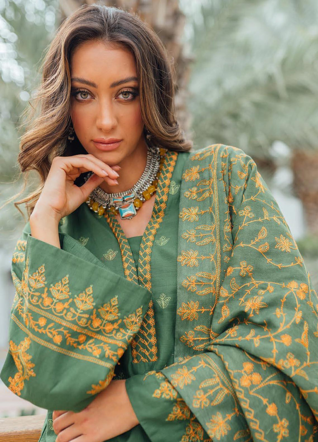 Saira Rizwan Embroidered Khaddar Suits Unstitched 3 Piece SR21W SR-08 ESHAAL - Winter Collection