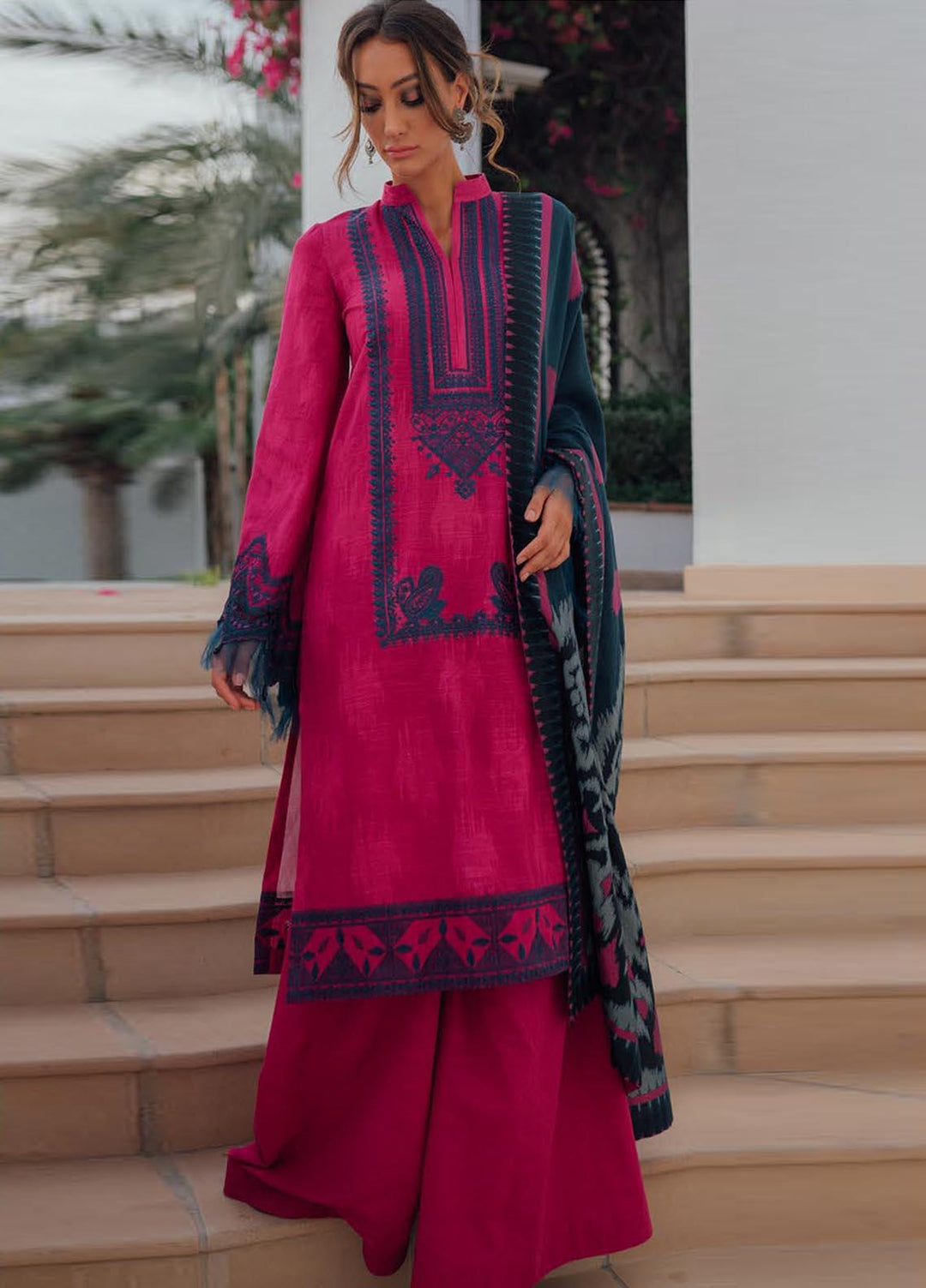 Saira Rizwan Embroidered Khaddar Suits Unstitched 3 Piece SR21W SR-11 PARISA - Winter Collection