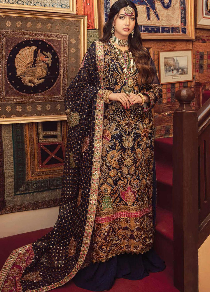 Sajni By Gisele Embroidered Organza Suits Unstitched 3 Piece GL22SJ Naznee - Luxury Collection