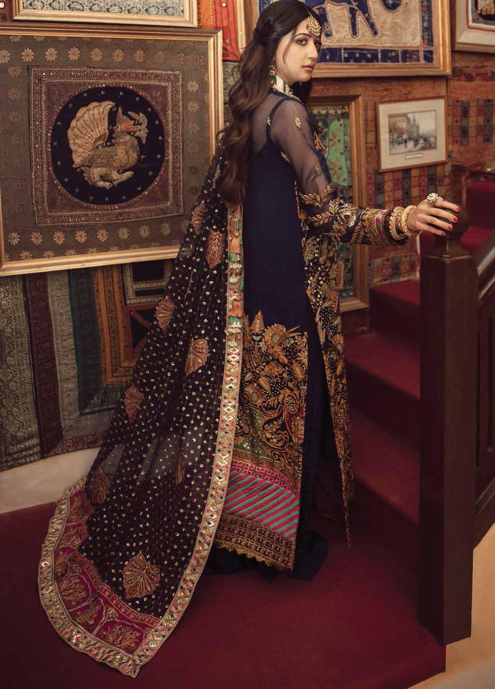 Sajni By Gisele Embroidered Organza Suits Unstitched 3 Piece GL22SJ Naznee - Luxury Collection