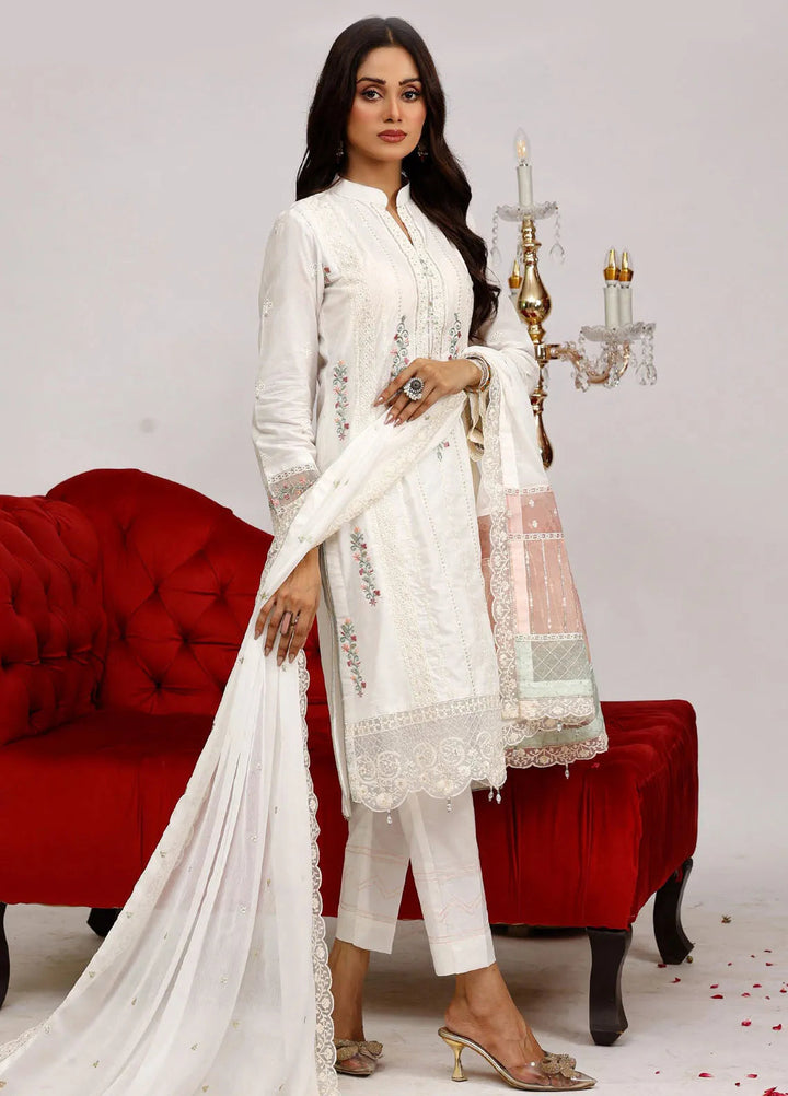 Sajni By Pakdaman Pret Embroidered Lawn 3 Piece Suit D-9905