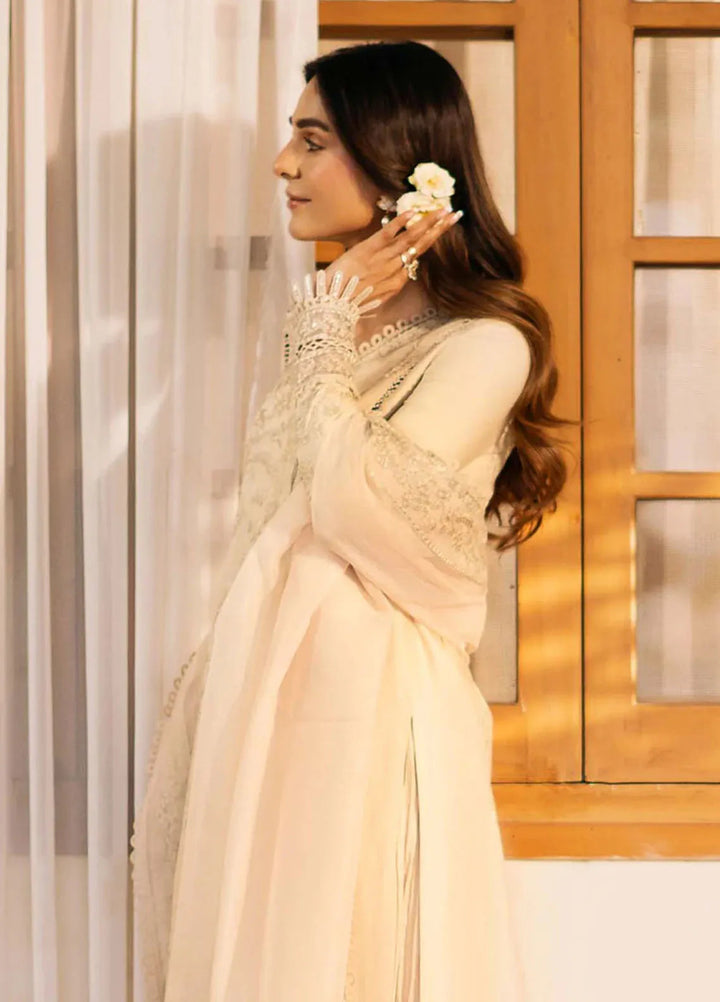 Sajni by Zarposh Embroidered Lawn Suits Unstitched 3 Piece ZP25S Mehmal - Summer Collection