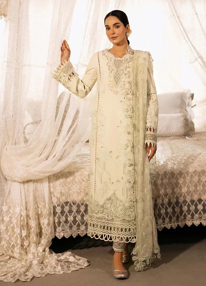 Sajni by Zarposh Embroidered Lawn Suits Unstitched 3 Piece ZP25S Zarina - Summer Collection