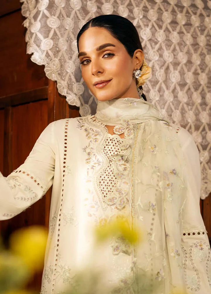 Sajni by Zarposh Embroidered Lawn Suits Unstitched 3 Piece ZP25S Zarina - Summer Collection