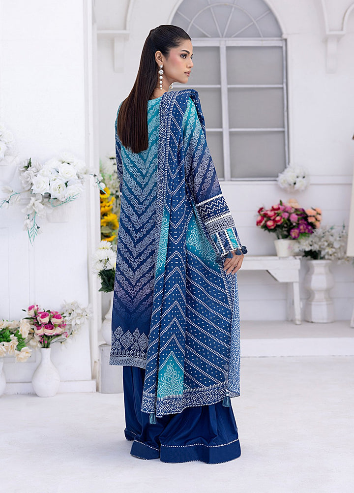 Salietx Printed Lawn Suits Unstitched 3 Piece SSW6U3P260UT - Summer Collection