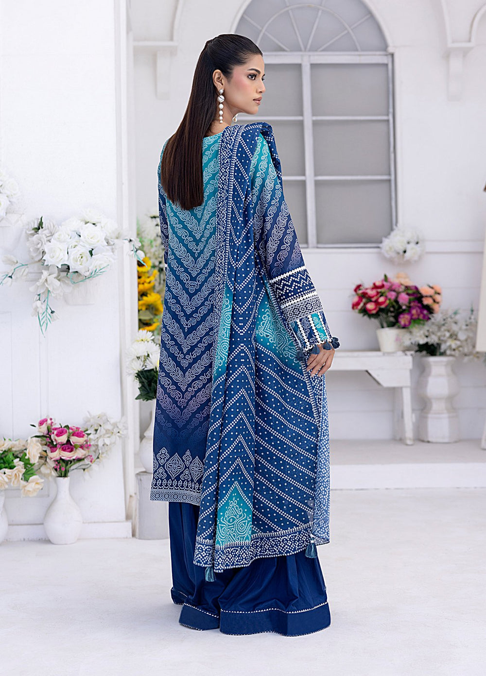 Salietx Printed Lawn Suits Unstitched 3 Piece SSW6U3P260UT - Summer Collection