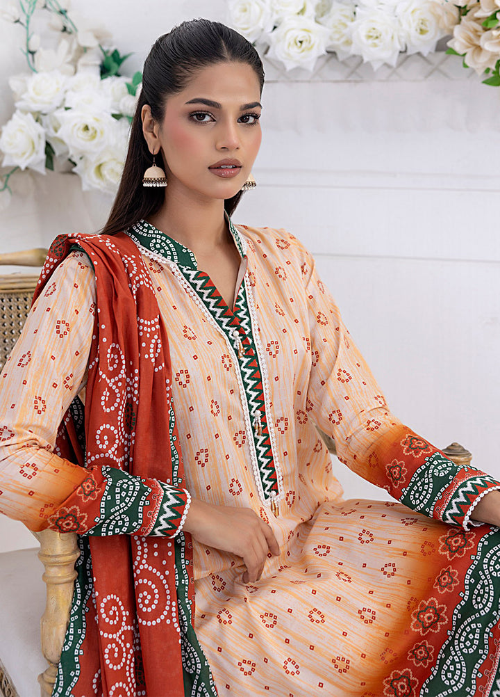 Salietx Printed Lawn Suits Unstitched 3 Piece SSW6U3P263UT - Summer Collection