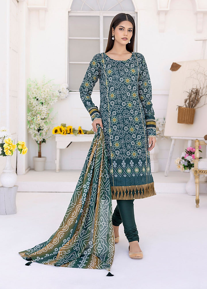 Salietx Printed Lawn Suits Unstitched 3 Piece SSW6U3P265UT - Summer Collection