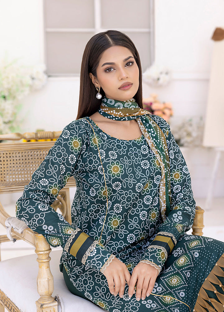 Salietx Printed Lawn Suits Unstitched 3 Piece SSW6U3P265UT - Summer Collection