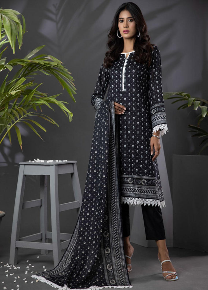 Salina By Regalia Textiles Printed Lawn Suits Unstitched 3 Piece RGT22BW 11 - Summer Collection