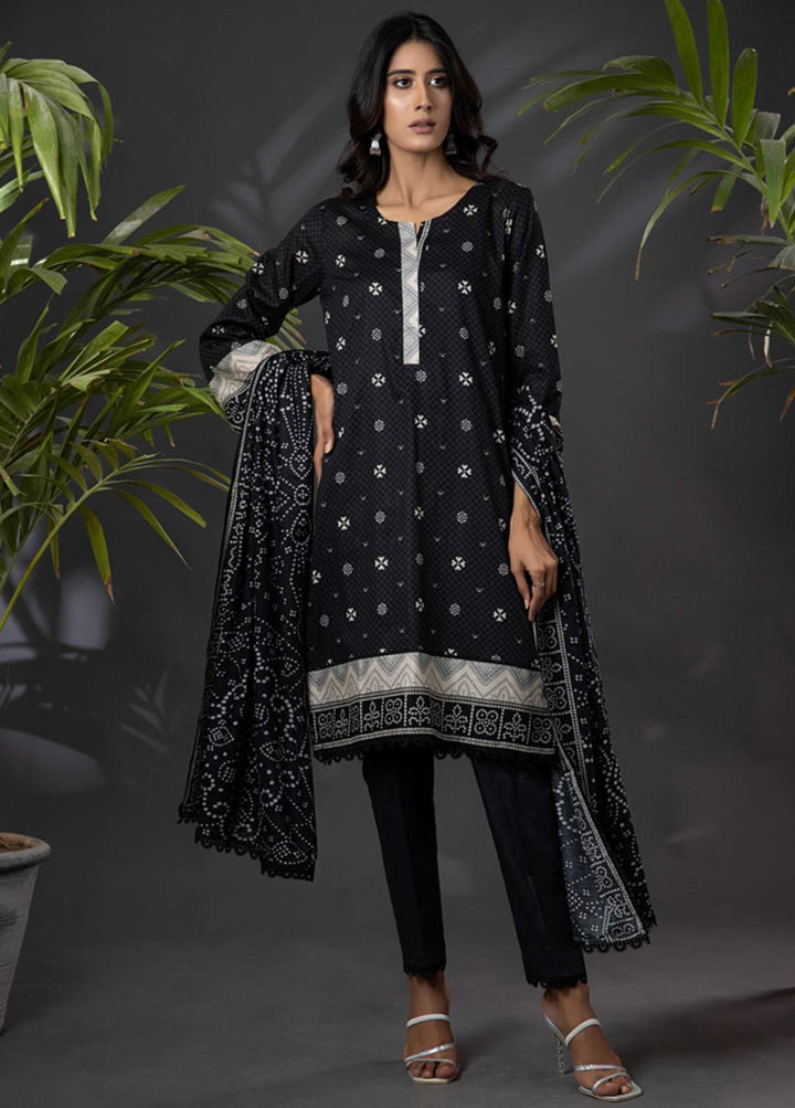 Salina By Regalia Textiles Printed Lawn Suits Unstitched 3 Piece RGT22BW 03 - Summer Collection