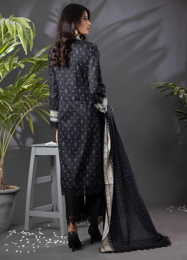 Salina By Regalia Textiles Printed Lawn Suits Unstitched 3 Piece RGT22BW 08 - Summer Collection