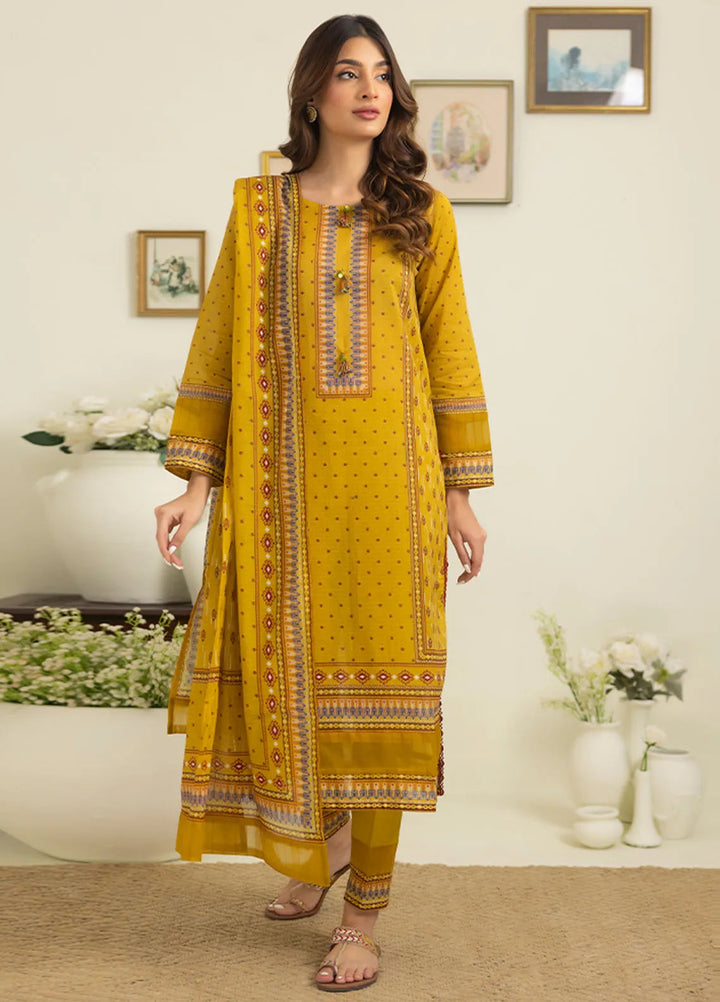 Salina By Regalia Printed Cotton Suit Unstitched 3 Piece RGT24SS3 SPC3-1 - Mid Summer Collection