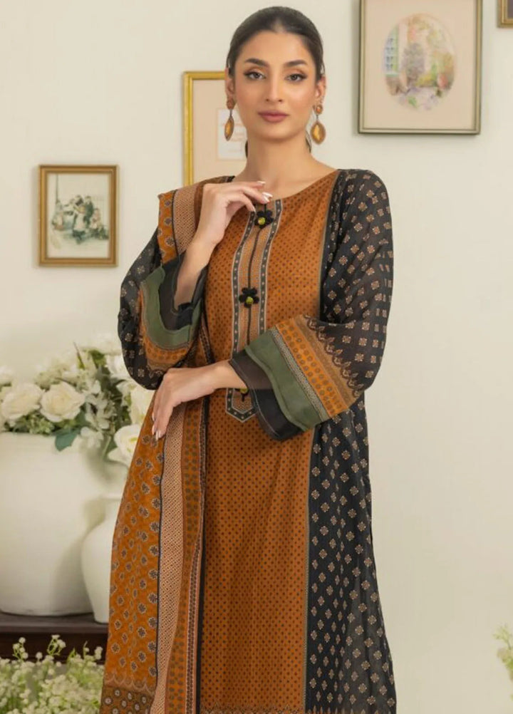 Salina By Regalia Printed Cotton Suit Unstitched 3 Piece RGT24SS3 SPC3-10 - Mid Summer Collection