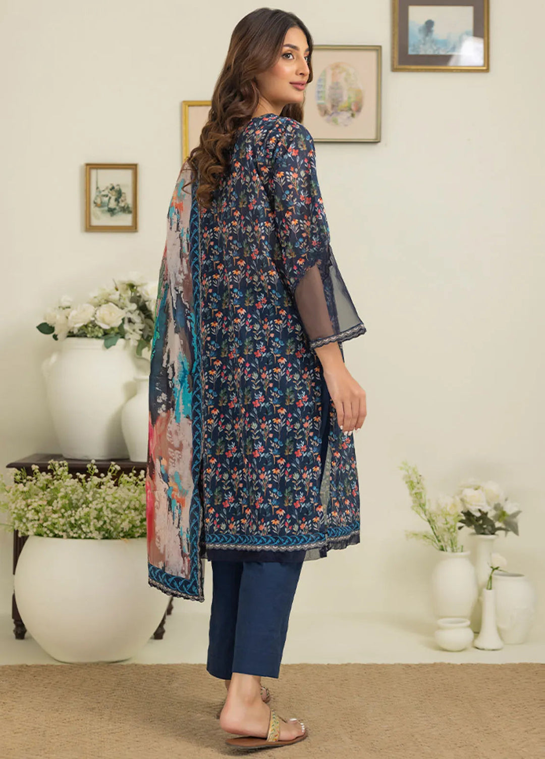 Salina By Regalia Printed Cotton Suit Unstitched 3 Piece RGT24SS3 SPC3-3 - Mid Summer Collection