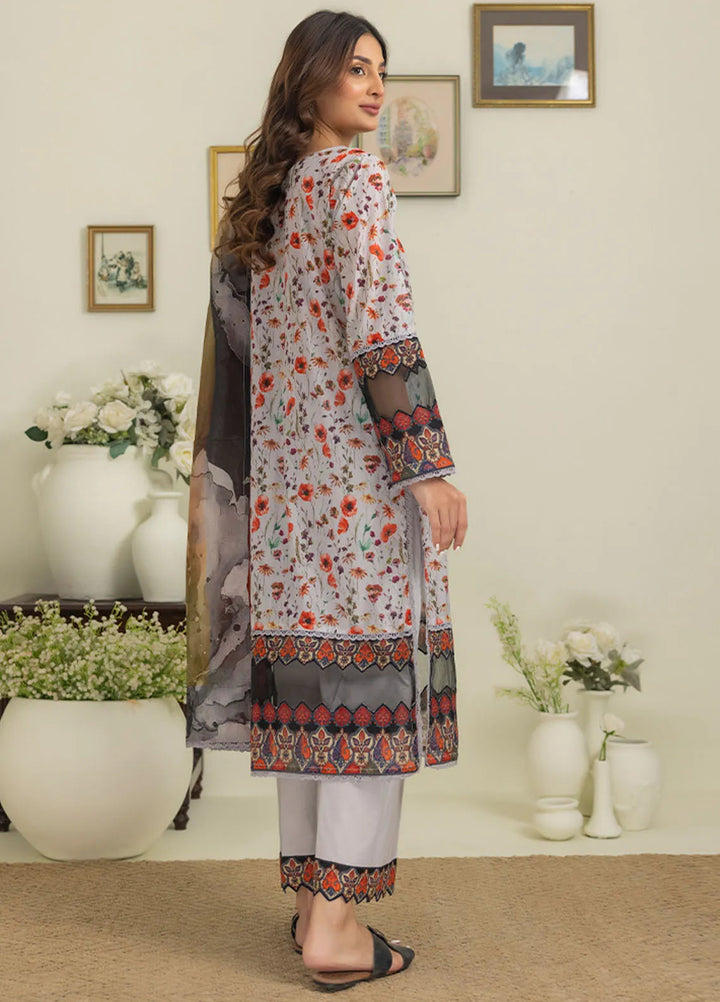 Salina By Regalia Printed Cotton Suit Unstitched 3 Piece RGT24SS3 SPC3-4 - Mid Summer Collection