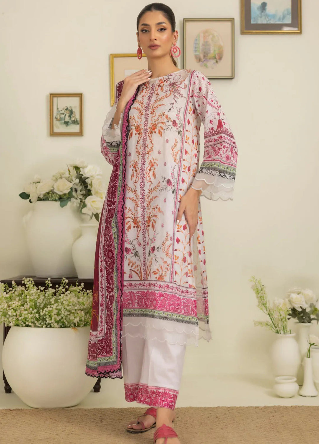 Salina By Regalia Printed Cotton Suit Unstitched 3 Piece RGT24SS3 SPC3-7 - Mid Summer Collection