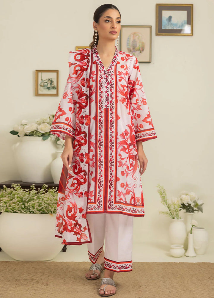 Salina By Regalia Printed Cotton Suit Unstitched 3 Piece RGT24SS3 SPC3-8 - Mid Summer Collection