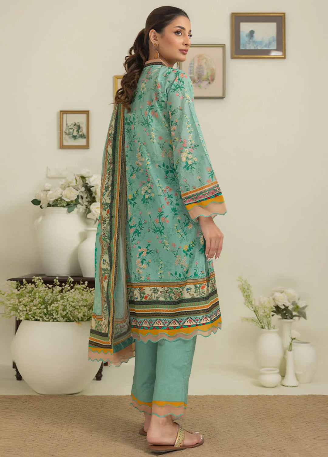 Salina By Regalia Printed Cotton Suit Unstitched 3 Piece RGT24SS3 SPC3-9 - Mid Summer Collection