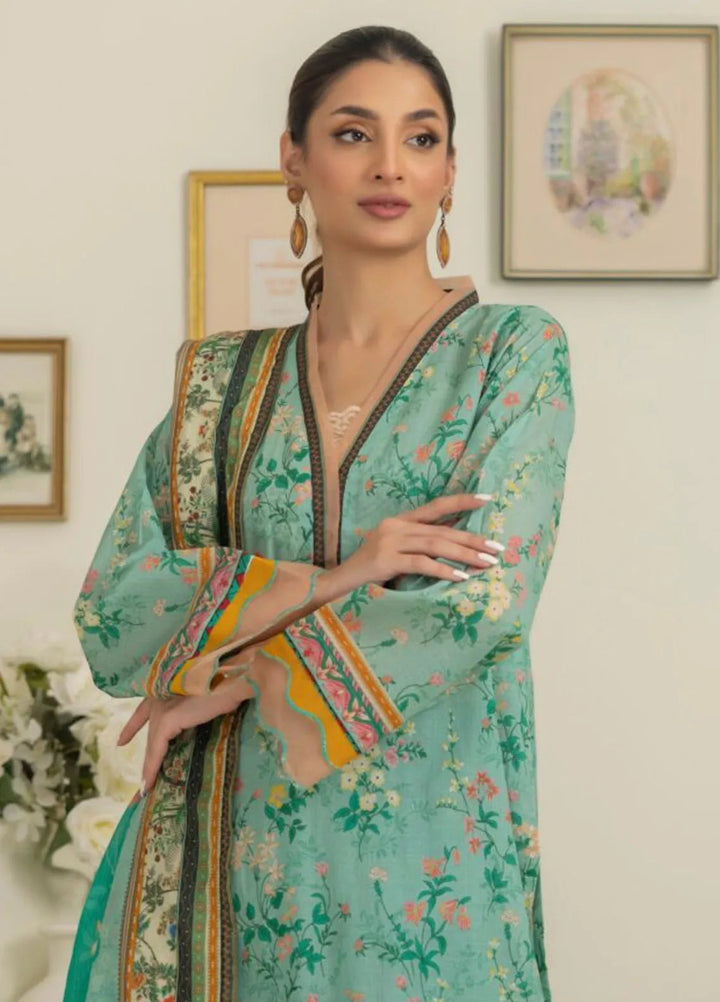 Salina By Regalia Printed Cotton Suit Unstitched 3 Piece RGT24SS3 SPC3-9 - Mid Summer Collection