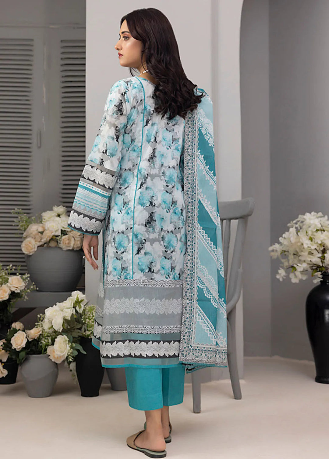 Salina by Regalia Textiles Printed Cotton Suit Unstitched 3 Piece RGTSSV4 D-1 - Mid Summer Collection