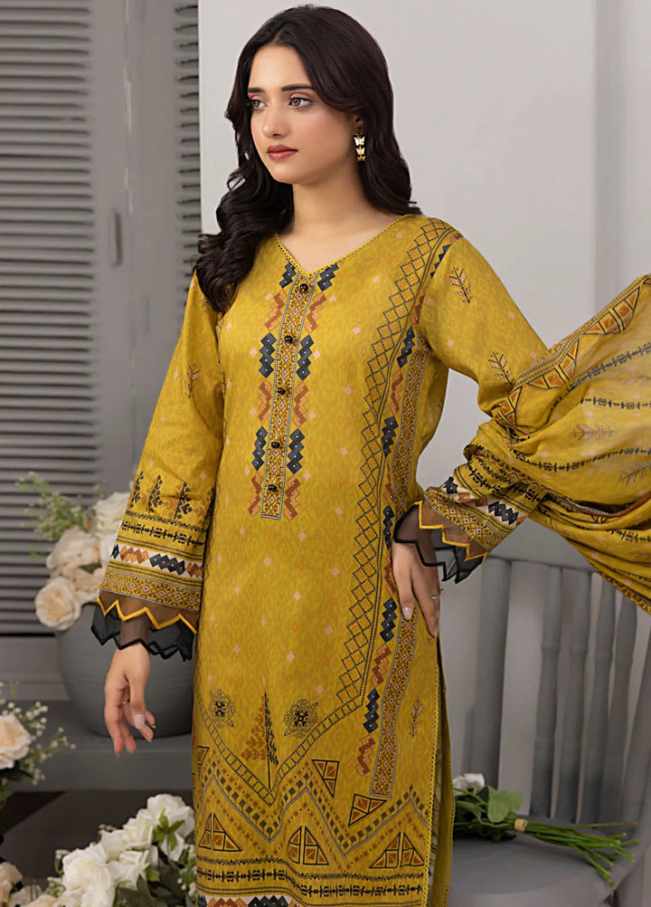 Salina by Regalia Textiles Printed Cotton Suit Unstitched 3 Piece RGTSSV4 D-2 - Mid Summer Collection
