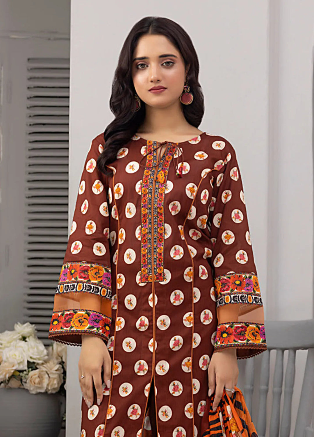 Salina by Regalia Textiles Printed Cotton Suit Unstitched 3 Piece RGTSSV4 D-3 - Mid Summer Collection