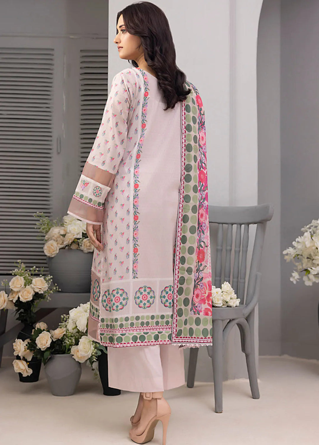 Salina by Regalia Textiles Printed Cotton Suit Unstitched 3 Piece RGTSSV4 D-4 - Mid Summer Collection