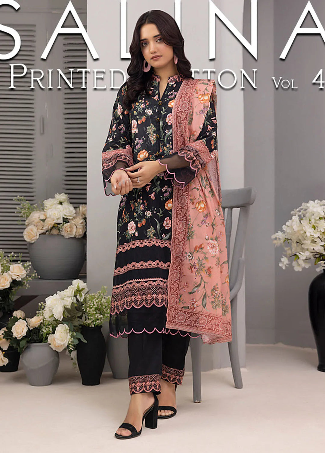 Salina by Regalia Textiles Printed Cotton Suit Unstitched 3 Piece RGTSSV4 D-6 - Mid Summer Collection