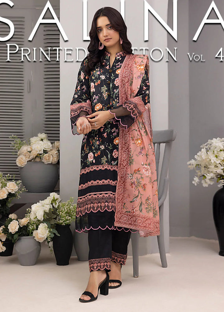Salina by Regalia Textiles Printed Cotton Suit Unstitched 3 Piece RGTSSV4 D-6 - Mid Summer Collection