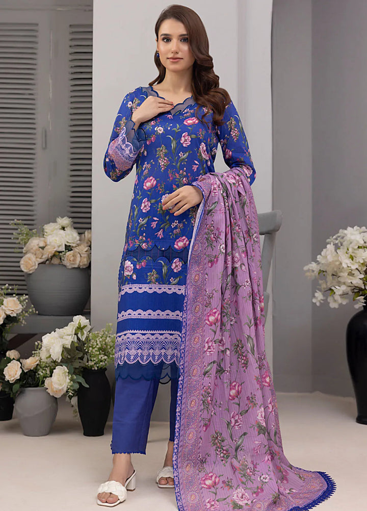 Salina by Regalia Textiles Printed Cotton Suit Unstitched 3 Piece RGTSSV4 D-7 - Mid Summer Collection