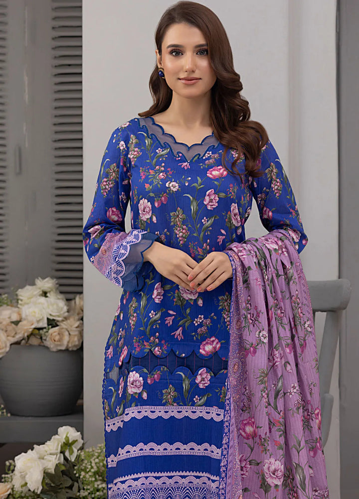 Salina by Regalia Textiles Printed Cotton Suit Unstitched 3 Piece RGTSSV4 D-7 - Mid Summer Collection