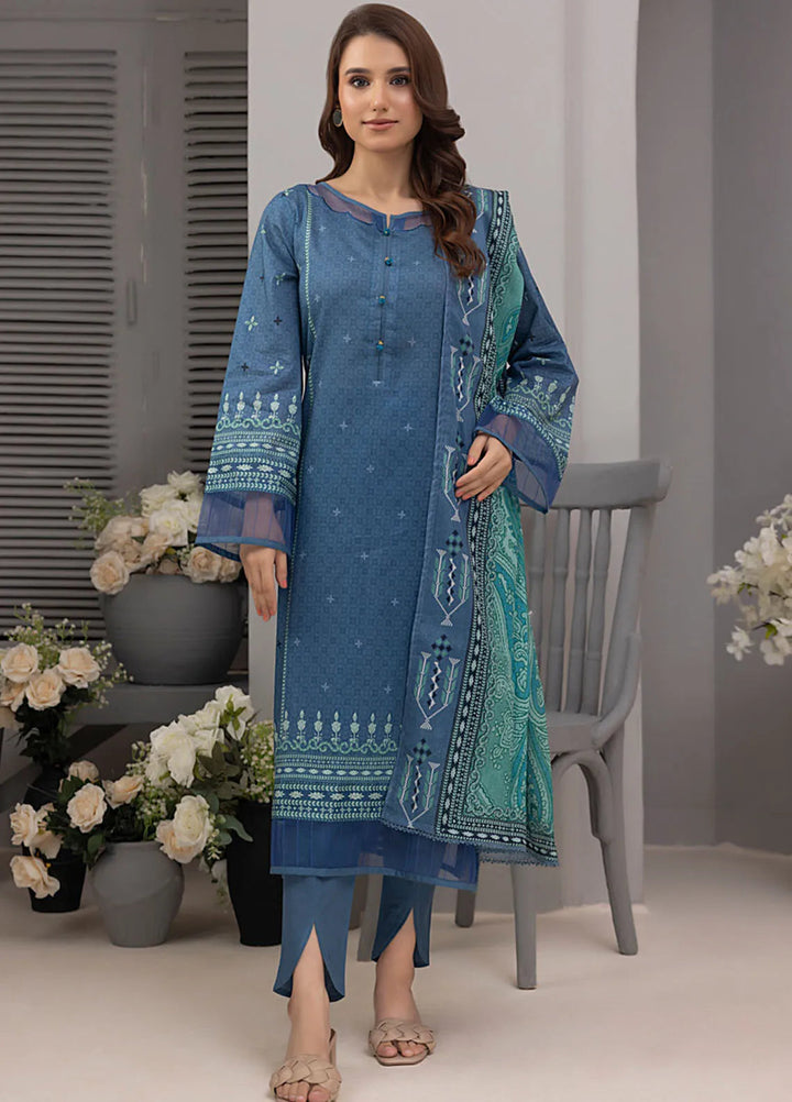 Salina by Regalia Textiles Printed Cotton Suit Unstitched 3 Piece RGTSSV4 D-8 - Mid Summer Collection