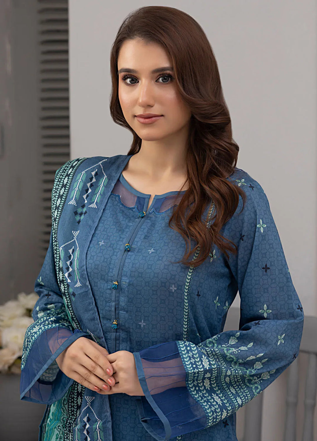 Salina by Regalia Textiles Printed Cotton Suit Unstitched 3 Piece RGTSSV4 D-8 - Mid Summer Collection