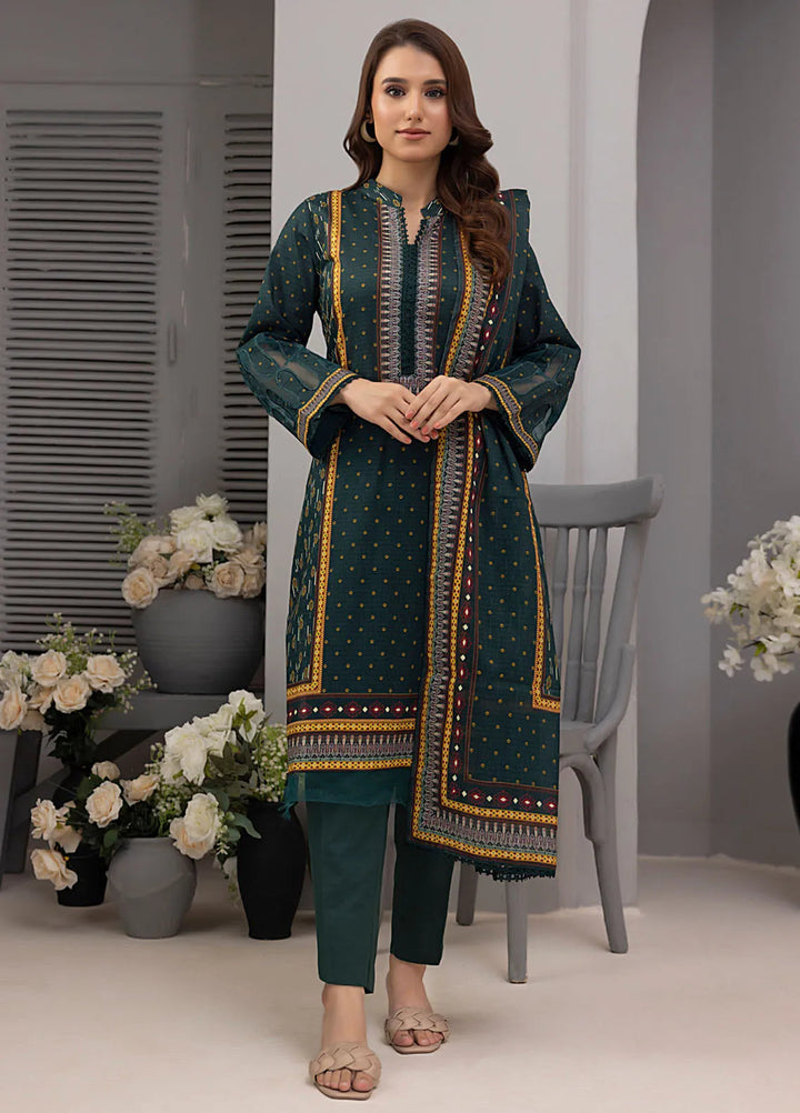 Salina by Regalia Textiles Printed Cotton Suit Unstitched 3 Piece RGTSSV4 D-9 - Mid Summer Collection